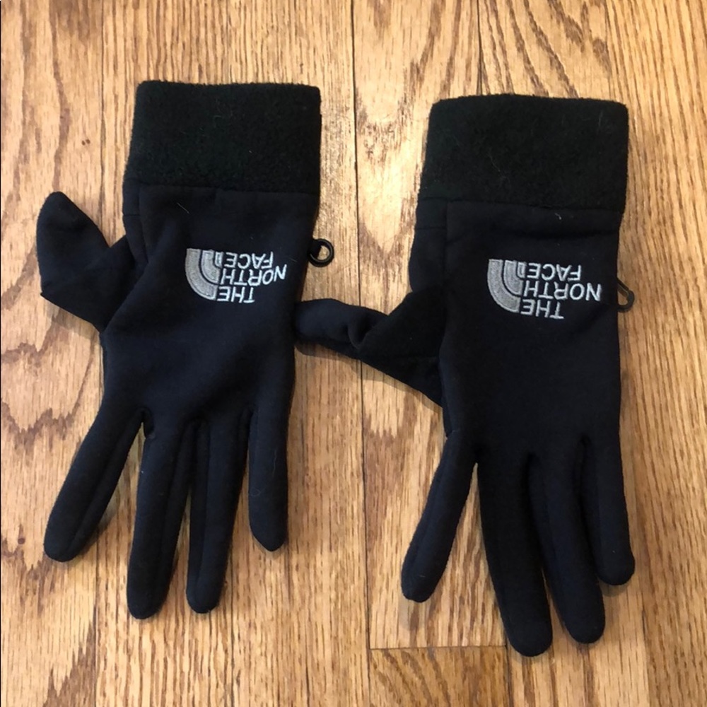 The North Face black gloves